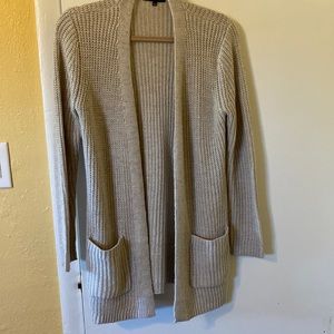 Tan open from cardigan size L
